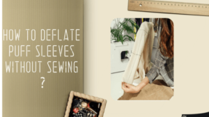How to make puff sleeves smaller without sewing
