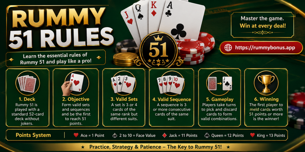 Rummy 51 Rules
